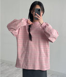 [Unisex] Candy Stripe Overfit T-Shirt