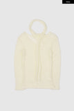 Leah V-neck strap wool knit