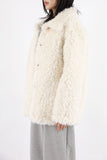 Saku Wool Collar Fur Jacket