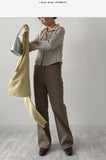 Record Semi Bootcut Cotton Pants