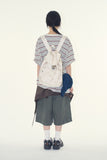 Civita snap cargo bermuda pants