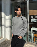 Round button knit