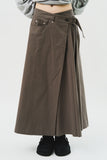 (W) Noa Wrap Pleats Skirt