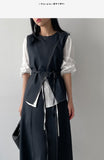 [Setup Available] Stitch Strap Slit Vest