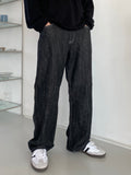Nep Wide Denim Pants