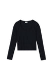 Morven U-Neck Ribbed Sweater