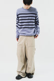 Reon Striped Round Knit