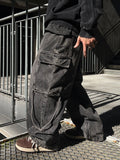 Strap Rope Cargo Wide Denim