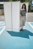 OFF-SHOULDER SHIRT LAYERED UNBALANCED T-SHIRT