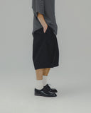 Pleated Volume Half Pants