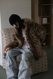Leopard fur coat jacket