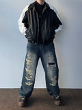 Vintage Scratch Balloon Denim