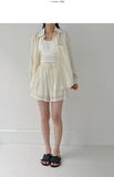 Weekend Linen Shirt Shorts Set