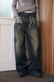 More pocket wide denim