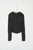 (W) Boa Double Button Cardigan
