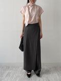 Scone Unbalanced Wrap Wide Slacks