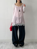 Flower Satin Layered Bustier One Piece