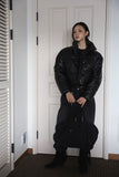 Track two-line denim pants