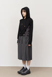 (W) Tes Pintuck Pleats Skirt