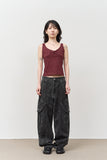Rounding Dyeing Cargo Pants