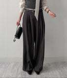Lael Two-Tuck Wide Slacks