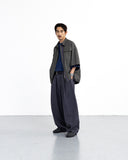 Check Zip-Up Half Shirt