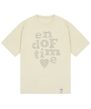 END OF TIME Lace Short Sleeve T-shirt