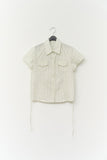 (W) Deus Striped Shirt