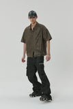 OBLIQUE PATCH DENIM PANTS
