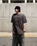 Pigment Camo Applique Short Sleeve T-Shirt