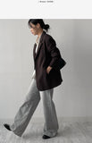 Elin Curved Loose-Fit Jacket