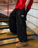 Old School Patch Nylon Pants
