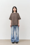 Cut-off Pigment Cropped Top