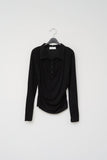 (W) Suit Collar Layered Top