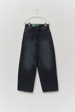 (W) Poison Dyeing Wide Denim