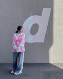 HAND-MADE heart painting knit