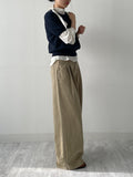 Fortune Pintuck Wide Denim Pants