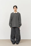 Merci Striped Collar Longsleeve