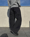 Rivet Wide Cargo Pants
