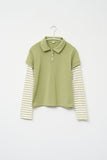 (W) Bon Layered Collar Top