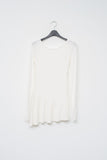 (W) Ink Curved Long Tee
