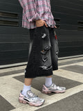 Vintage Damage Bermuda Denim