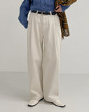 Mir Peach Cotton Wide Pants