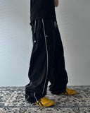 Nylon Piping Snap Pants