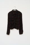 (W) Calm Checked Shirt