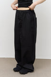 Cage Button Wide Pants