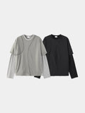 Race Stitch Layered Top