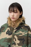 Mitsuki Camo Fur Bomber