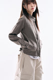 Jasper minimal zip-up jacket