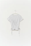 (W) Contra Slash Shirring Top